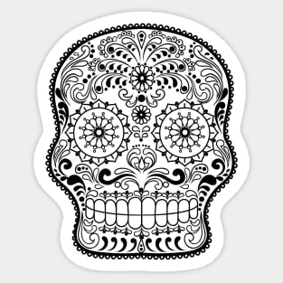 Calavera bw Sticker